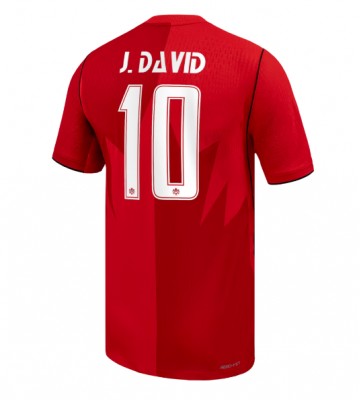 Kanada Jonathan David #10 Replika Hemmatröja VM 2026 Kortärmad